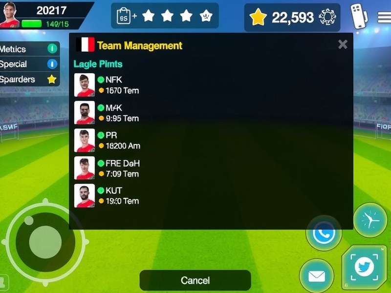 Lucknow Super Strikers team management interface